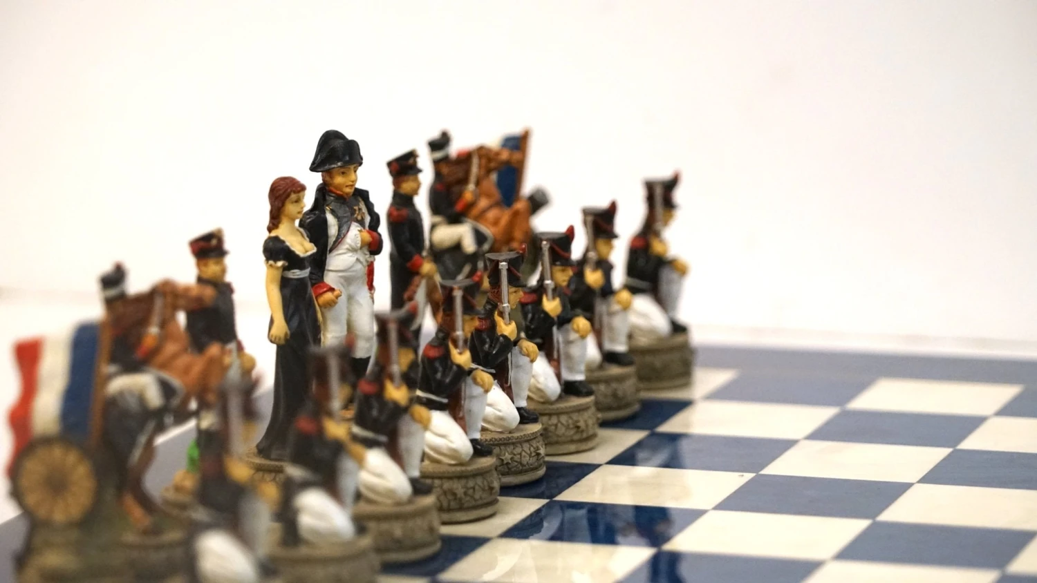 Ensemble Napoléon - Bataille De Waterloo - Laqué Bleu 4 Ensemble Napoléon - Bataille De Waterloo - Laqué Bleu – Image 2