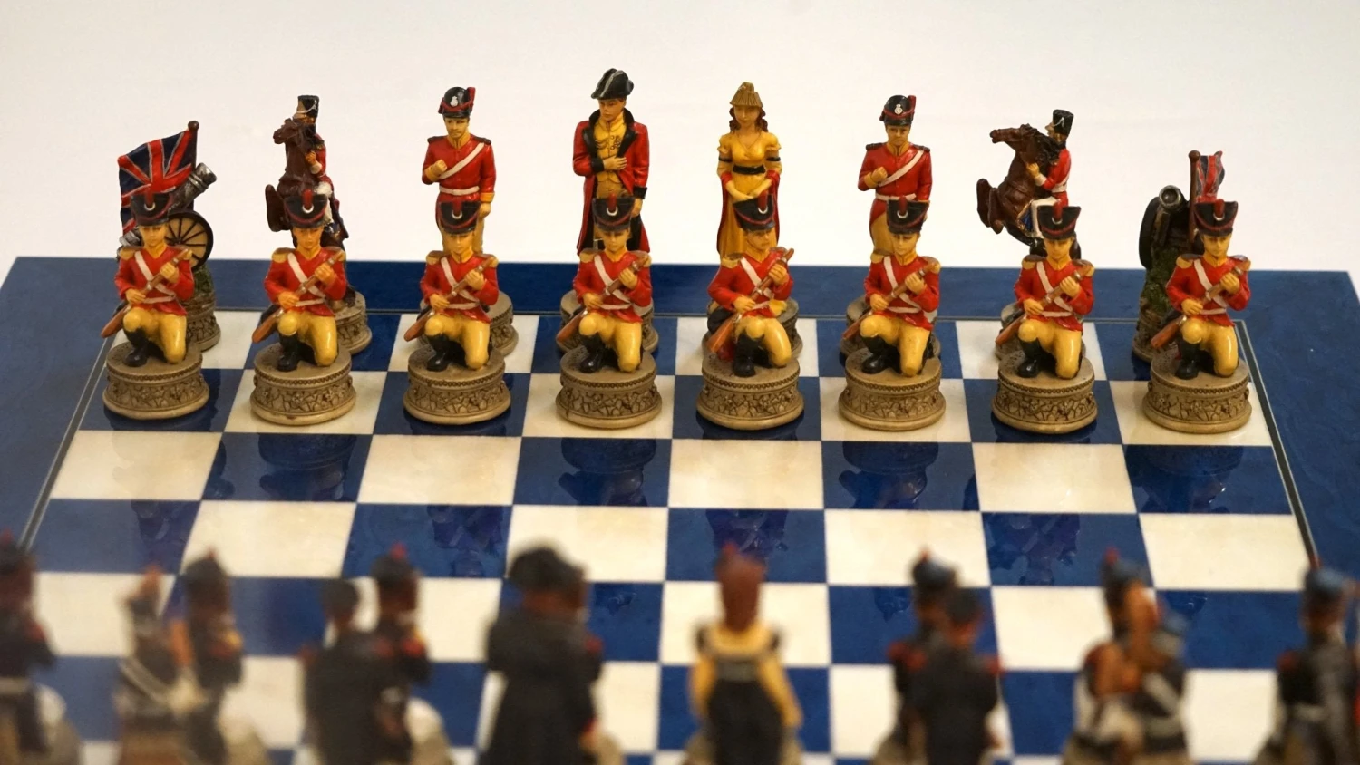 Ensemble Napoléon - Bataille De Waterloo - Laqué Bleu 7 Ensemble Napoléon - Bataille De Waterloo - Laqué Bleu – Image 5