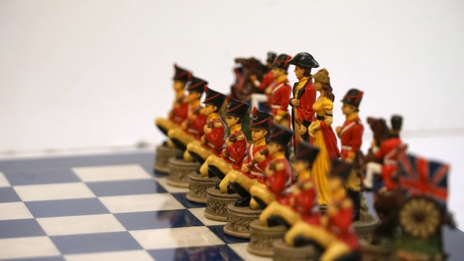 Ensemble Napoléon - Bataille De Waterloo - Laqué Bleu 5 Ensemble Napoléon - Bataille De Waterloo - Laqué Bleu – Image 3