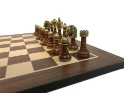 Ensemble Staunton - Bois Et Métal 11 Ensemble Staunton - Bois Et Métal -Périphériques De Jeu ensemble staunton bois et metal ensemble dechecs classique et decoratif 274383