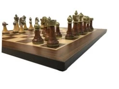 Ensemble Staunton - Bois Et Métal 15 Ensemble Staunton - Bois Et Métal -Périphériques De Jeu ensemble staunton bois et metal ensemble dechecs classique et decoratif 332449