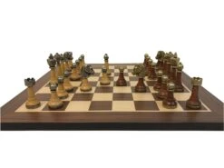 Ensemble Staunton - Bois Et Métal 12 Ensemble Staunton - Bois Et Métal -Périphériques De Jeu ensemble staunton bois et metal ensemble dechecs classique et decoratif 682782