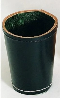 Godets Cuir Grainé - Feutré à L'intérieur - Noir