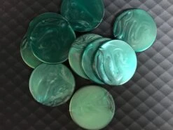 Jetons De 421 Marbrés - Vert - Par 25 7 Jetons De 421 Marbrés - Vert - Par 25 -Périphériques De Jeu jetons de 421 marbres vert par 25 jeu de des coffret de des 546208