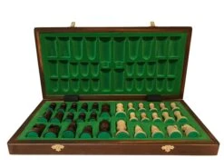 Jeu D'échecs - Coffre Acajou - Lettré-Chiffré -Périphériques De Jeu jeu dechecs coffre acajou lettre chiffre coffret dechecs et jeu dechecs ensemble classique de voyage en bois 476840