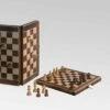 Jeu D'échecs De Voyage Magnétique En Bois Marqueté Ulbrich - Noyer / Erable Moucheté -Périphériques De Jeu jeu dechecs de voyage magnetique en bois marquete ulbrich noyer erable mouchete coffre dechecs et jeu dechecs de voyage 633004