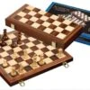 Philos Jeu D'échecs Pliant - 40 Cm - Liseré Acajou - Magnétique -Périphériques De Jeu jeu dechecs pliant 40 cm lisere acajou magnetique coffre dechecs et jeu dechecs de voyage 301279