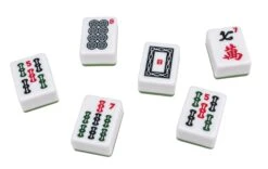 Philos Mah-Jong - Coffret Bois - Effet Loupe -Périphériques De Jeu mah jong coffret bois effet loupe jeu traditionnel jeu de mah jong 372266