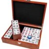 Philos Mah-Jong - Coffret Bois - Effet Loupe -Périphériques De Jeu mah jong coffret bois effet loupe jeu traditionnel jeu de mah jong 519455