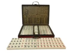 HOT Mah-Jong - Coffret Chinois - XXL -Périphériques De Jeu mah jong coffret chinois xxl jeu traditionnel jeu de mah jong 643567