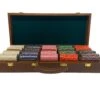 Mallette De 500 Jetons - Bois Avec Racks - Sunshine - 14,5 Gr -Périphériques De Jeu mallette de 500 jetons bois avec racks sunshine 145 gr mallette de poker en aluminium coffret de poker de luxe cadeau bel objet 477114