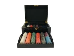 Mallette De 500 Jetons - Bois Laqué Noir - Sunshine - 14,5 Gr 15 Mallette De 500 Jetons - Bois Laqué Noir - Sunshine - 14,5 Gr -Périphériques De Jeu mallette de 500 jetons bois laque noir sunshine 145 gr mallette de poker aluminium coffret de poker de luxe cadeau bel objet 583239