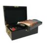 Mallette De 500 Jetons - Bois Laqué Noir - Sunshine - 14,5 Gr -Périphériques De Jeu mallette de 500 jetons bois laque noir sunshine 145 gr mallette de poker aluminium coffret de poker de luxe cadeau bel objet 974268
