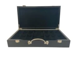 Mallette De Poker En Bois - Teinté Noir -Périphériques De Jeu mallette de poker en bois teinte noir accessoire de poker 858926