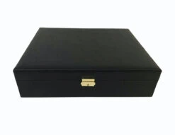 Mallette De Poker En Cuir Grainé - Noir -Périphériques De Jeu mallette de poker en cuir graine noir coffret de poker de luxe 805877