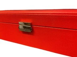 Mallette De Poker En Cuir Grainé - Rouge 16 Mallette De Poker En Cuir Grainé - Rouge -Périphériques De Jeu mallette de poker en cuir graine rouge coffret de poker de luxe 869767