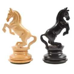 Pièces Cavalier Cabré - Ebène -Périphériques De Jeu pieces cavalier cabre ebene le jeu dechecs pieces dechecs classiques cadeau bel objet 368520