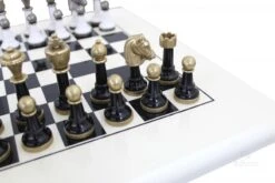 Pièces Classiques En Métal Et Bois - Fait à La Main -Périphériques De Jeu pieces classiques en metal et bois fait a la main pieces dechecs decoratives figuratives 239474