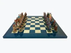 Pièces D'échecs "3 Royaumes" - Peintes à La Main