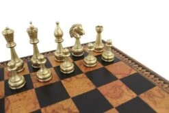 Pièces D'échecs En Métal - Flowered - Fait à La Main -Périphériques De Jeu pieces dechecs en metal flowered fait a la main jeu dechecs pieces dechecs classiques et decoratives 286989