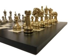 Pièces D'échecs En Métal - Flowered - Fait à La Main -Périphériques De Jeu pieces dechecs en metal flowered fait a la main jeu dechecs pieces dechecs classiques et decoratives 480971