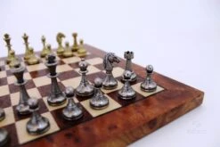 Pièces D'échecs En Métal - Mignon - Fait à La Main -Périphériques De Jeu pieces dechecs en metal mignon fait a la main jeu dechecs pieces dechecs classiques et decoratives 927528