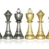 Pièces D'échecs En Métal - Staunton - MM 2 Pièces D'échecs En Métal - Staunton - MM -Périphériques De Jeu pieces dechecs en metal staunton mm jeu dechecs pieces dechecs classiques et decoratives 381150