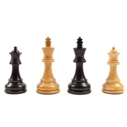 Pièces Deluxe Buis Noir 12 Pièces Deluxe Buis Noir -Périphériques De Jeu pieces deluxe buis noir jeu dechecs pieces dechecs classiques 723264