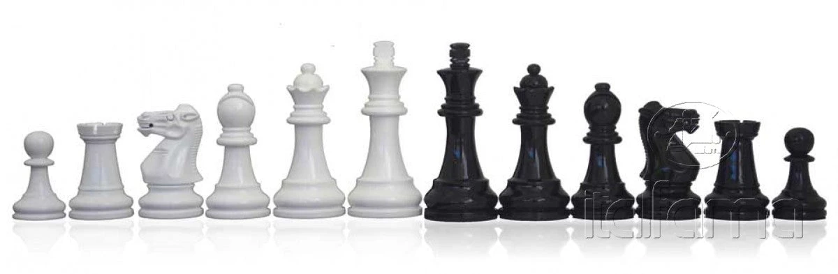 Pièces Staunton Laquées 3 Pièces Staunton Laquées