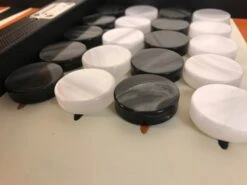 Pions De Backgammon En Acetate Nacrés - Blanc / Noir -Périphériques De Jeu pions de backgammon en acetate nacres blanc noir pions de backgammon cadeau bel objet 857137