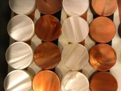 Pions De Backgammon En Acetate Nacrés - Ivoire / Caramel -Périphériques De Jeu pions de backgammon en acetate nacres ivoire marron pions de backgammon cadeau bel objet 635166