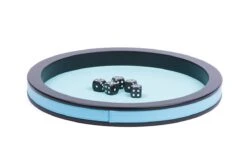 Piste Bois Noir / Cuir - Turquoise