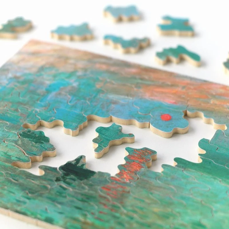 Puzzle Bois Michèle Wilson - 80 Pièces - Impression Soleil Levant - Monet 5 Puzzle Bois Michèle Wilson - 80 Pièces - Impression Soleil Levant - Monet – Image 3