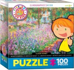 Puzzle Eurographics - 100 P - Le Jardin De Monet - Monet -Périphériques De Jeu puzzle eurographics 100 p le jardin de monet monet puzzle en carton enfant 478673