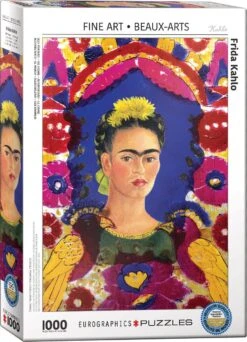Puzzle Eurographics - 1000 P - Autoportrait / Le Cadre - Frida Kahlo
