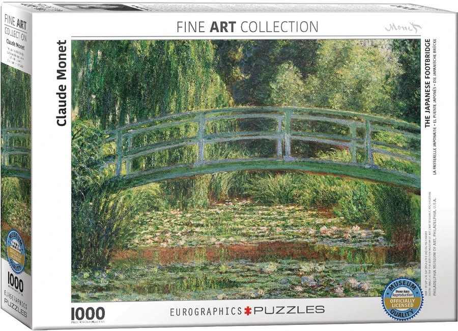 Puzzle Eurographics - 1000 P - Le Pont Japonais - Monet 5 Puzzle Eurographics - 1000 P - Le Pont Japonais - Monet – Image 3