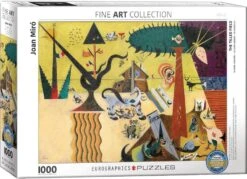 Puzzle Eurographics - 1000 P - La Terre Labourée - Joan Miro