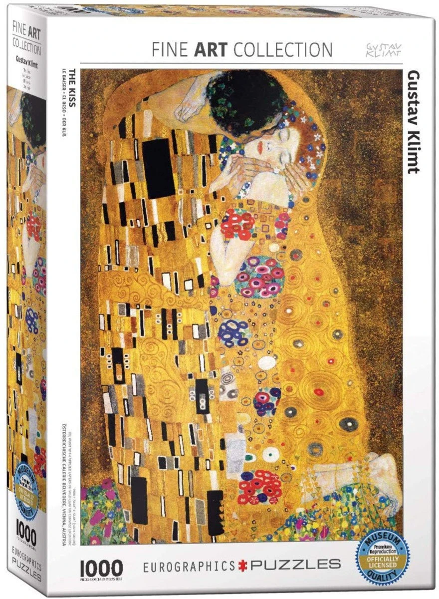 Puzzle Eurographics - 1000 P - Le Baiser-Klimt 3 Puzzle Eurographics - 1000 P - Le Baiser-Klimt