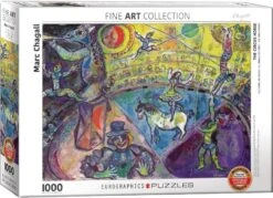 Puzzle Eurographics - 1000 P - Le Cheval De Cirque - Chagall -Périphériques De Jeu puzzle eurographics 1000 p le cheval de cirque chagall puzzle en carton 365441