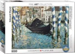 Puzzle Eurographics - 1000 P - Le Grand Canal De Venise - Manet