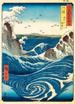 Puzzle Eurographics - 1000 P - Tourbillon De Naruto - Utagawa Hiroshige