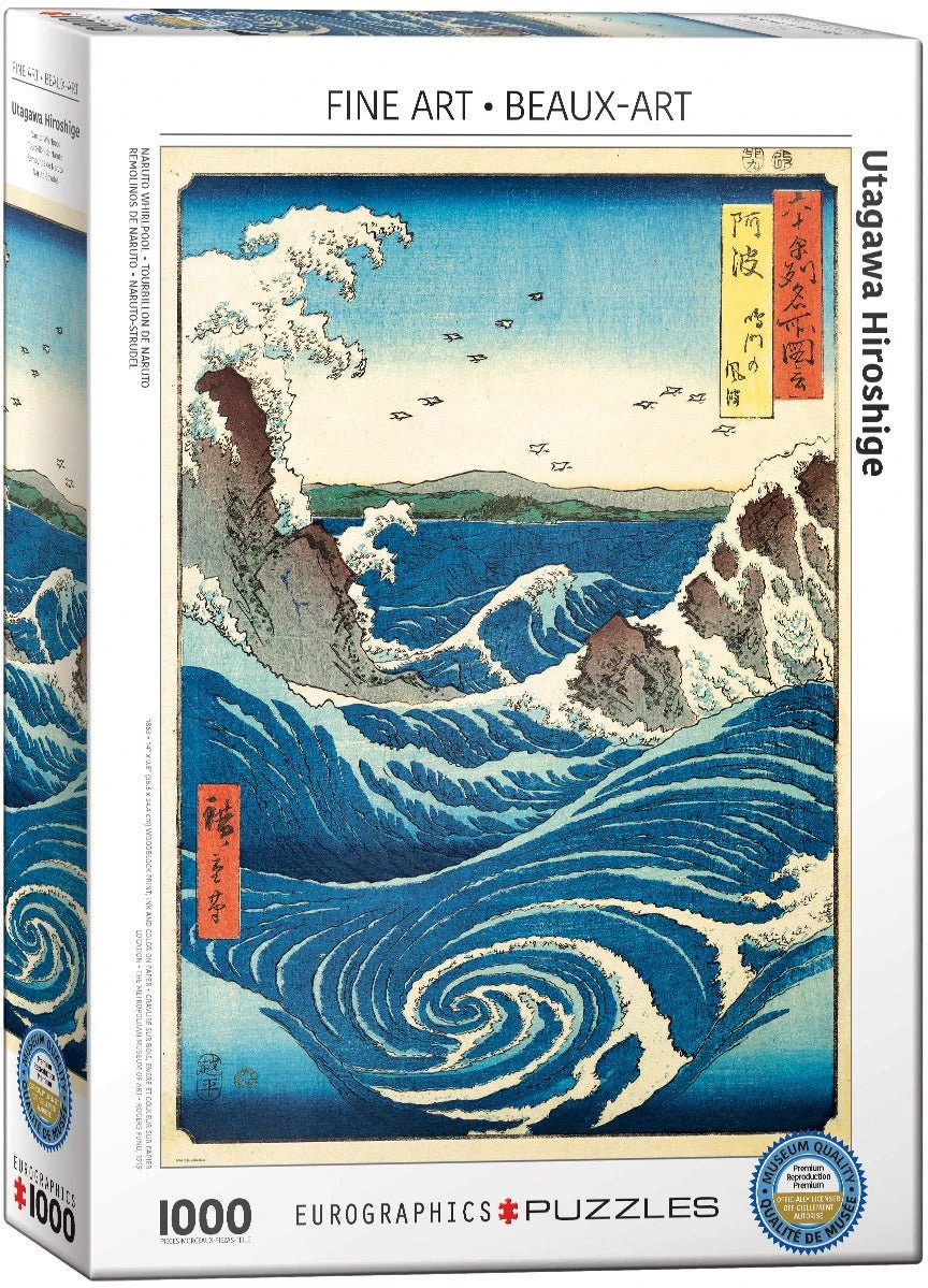 Puzzle Eurographics - 1000 P - Tourbillon De Naruto - Utagawa Hiroshige 4 Puzzle Eurographics - 1000 P - Tourbillon De Naruto - Utagawa Hiroshige – Image 2