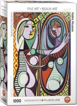 Puzzle Eurographics 1000 Pièces- Jeune Fille Devant Un Miroir - Picasso