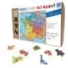 Puzzle MW - 100 P - Carte De France Des Départements -Périphériques De Jeu puzzle mw 100 p carte de france des departements puzzle en bois michele wilson 970972