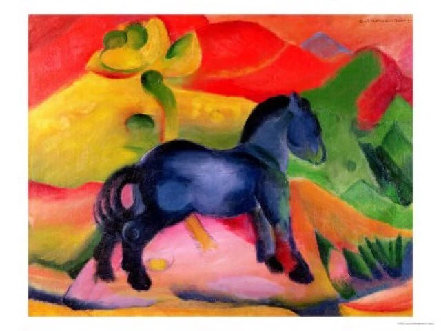 Puzzle MW - 12 P - Cheval Bleu - Frantz Marc 4 Puzzle MW - 12 P - Cheval Bleu - Frantz Marc – Image 2