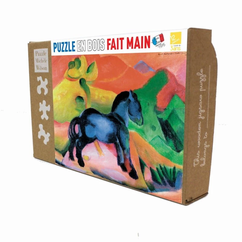 Puzzle MW - 12 P - Cheval Bleu - Frantz Marc 3 Puzzle MW - 12 P - Cheval Bleu - Frantz Marc