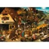 Puzzle MW - 150 Pièces - Proverbes Flamands - Bruegel -Périphériques De Jeu puzzle mw 150 pieces proverbes flamands bruegel puzzle en bois michele wilson 105808
