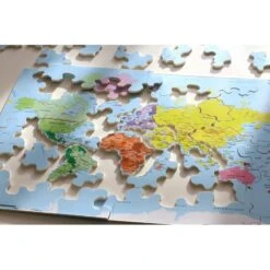 Puzzle MW - 50 PIECES - CARTE DU MONDE 7 Puzzle MW - 50 PIECES - CARTE DU MONDE -Périphériques De Jeu puzzle mw 50 pieces carte du monde puzzle en bois michele wilson enfant autre 995544