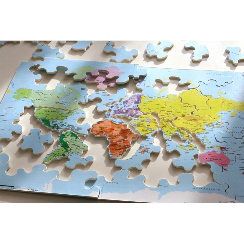 Puzzle MW - 50 PIECES - CARTE DU MONDE 5 Puzzle MW - 50 PIECES - CARTE DU MONDE – Image 3