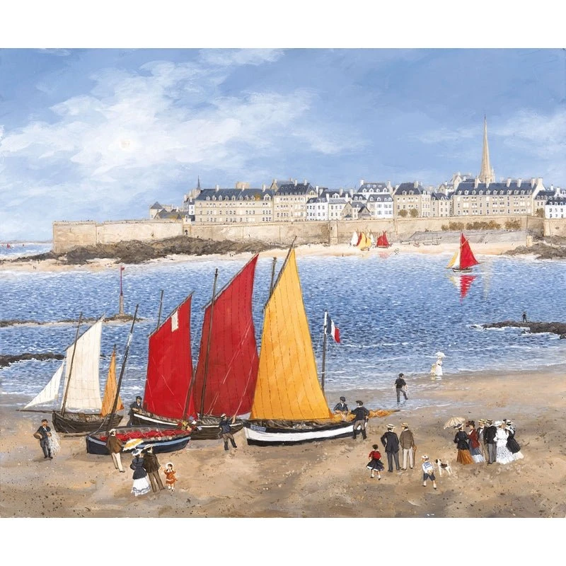 Puzzle MW - 650 P - Les Remparts De Saint-Malo - Delacroix 4 Puzzle MW - 650 P - Les Remparts De Saint-Malo - Delacroix – Image 2